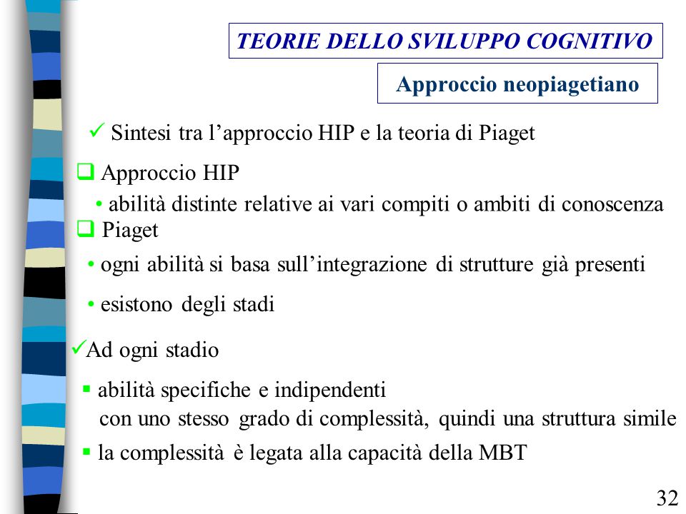 TEORIE DELLO SVILUPPO COGNITIVO ppt video online scaricare